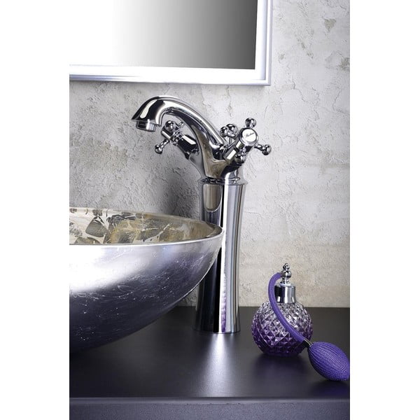 Розова стояща батерия за мивка Antea – Sapho-image-1