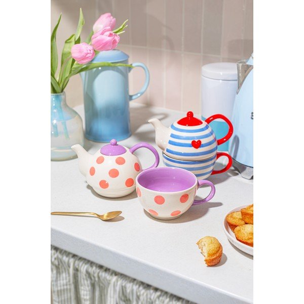 Порцеланов сервиз за чай Surprise Cat – Sass & Belle-image-2