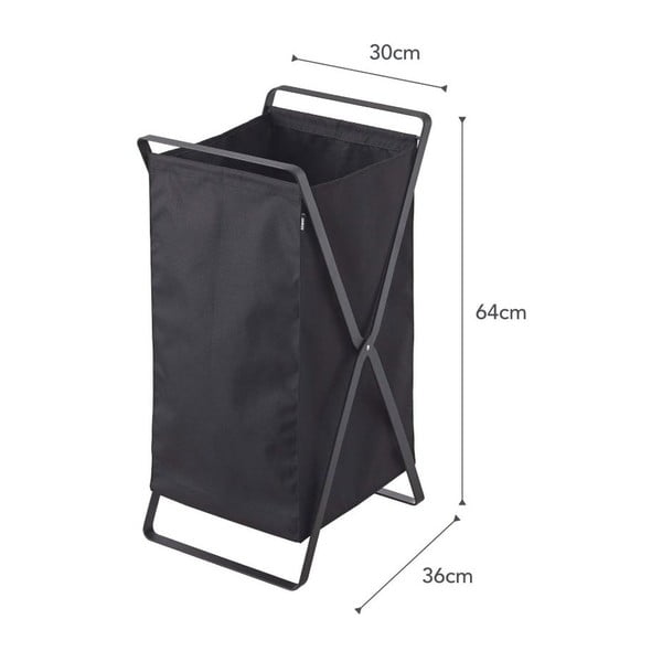 Черно пране Сгъваема кошница за пране Tower - YAMAZAKI-image-2