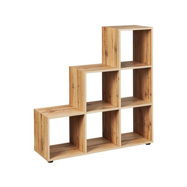 Библиотека за книги Damian Wild Oak Trian, 105 x 109 cm - Interlink-image-2