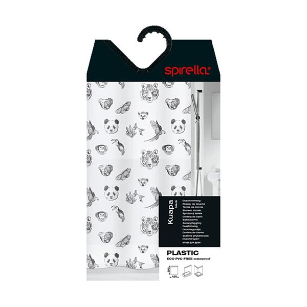 Завеса за душ 180x200 cm Kuapa – Spirella-image-2