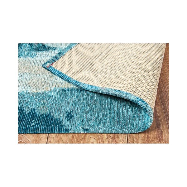 Modrý koberec Eco Rugs Leonore, 135 x 200 cm-image-2