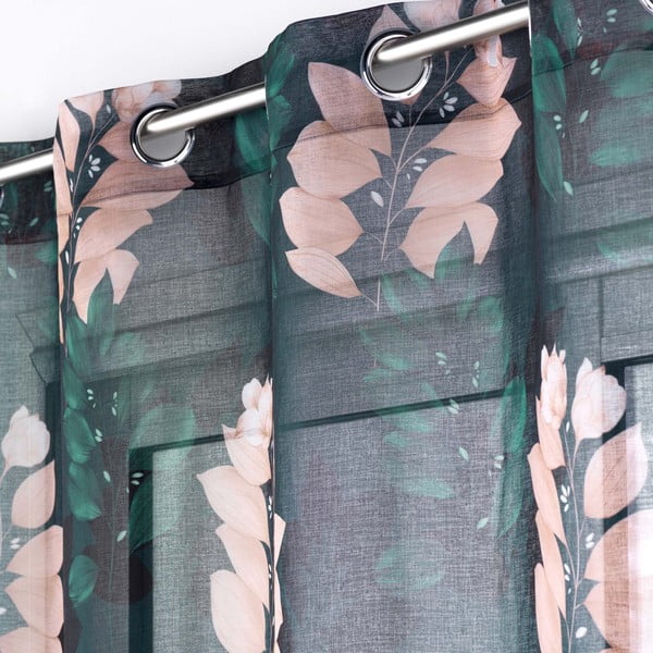 Тъмнозелена завеса 140x280 cm Belline – douceur d'intérieur-image-1