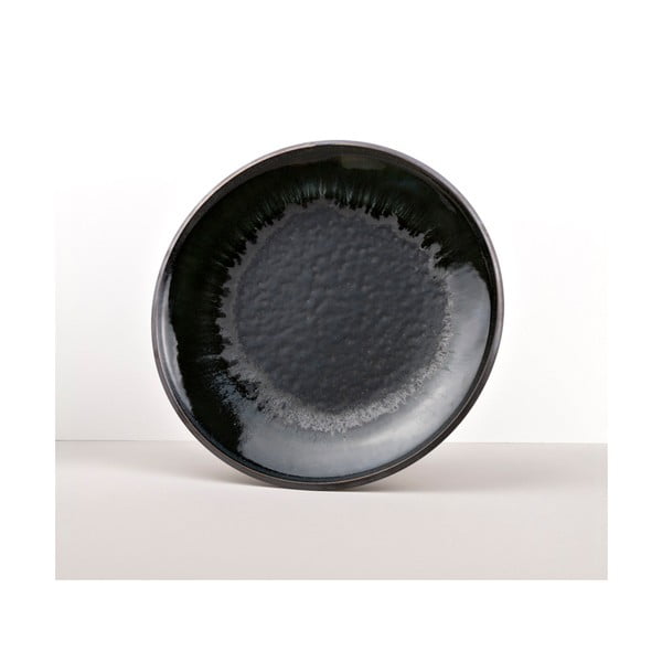 Černý keramický talíř Made In Japan Mattl, ⌀ 25 cm