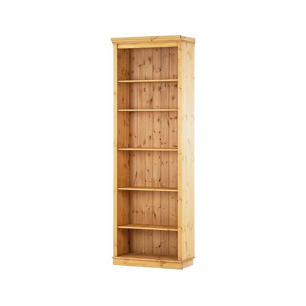 Шкаф за книги от борова дървесина 74x219 cm Annabelle - Støraa-image-1