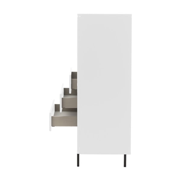 Бял висок скрин 120x133 cm Plain - Tenzo-image-4