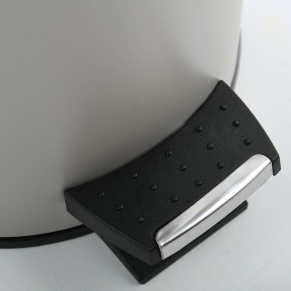 Кафяво-сиво стоманено кошче за боклук с педал 3 l   Adonis – Spirella-image-4