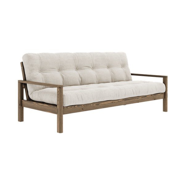 Бял разтегателен диван 205 cm Knob - Karup Design-image-3