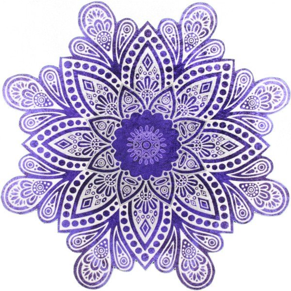 Килим Lassica Azul, ⌀ 80 cm - Vitaus-image-1