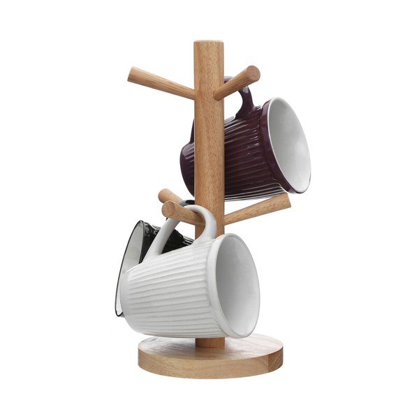 Дървен  държач за чаши Soka – Premier Housewares-image-2