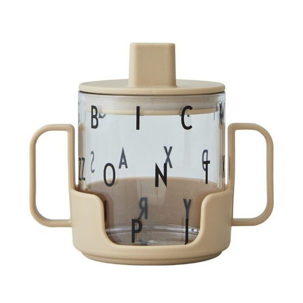 Бежова детска чаша Grow With Your Cup Grow with Your Cup - Design Letters