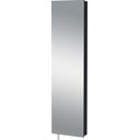 Антрацитен шкаф за коридор 50x195x18 cm Rotary – Germania