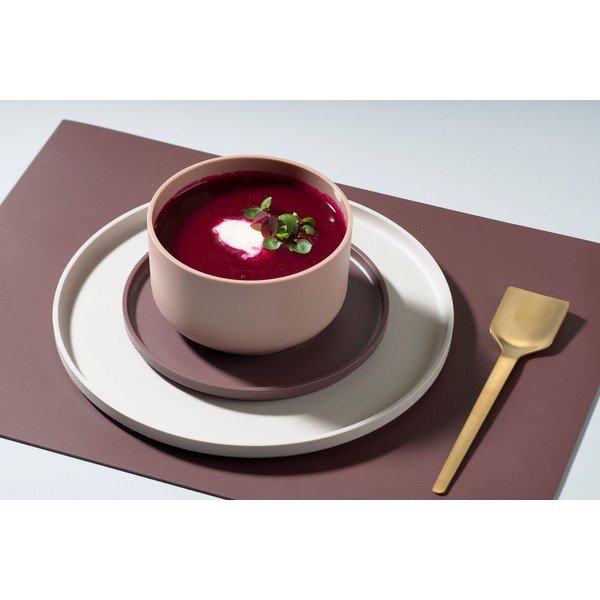 Розова купа за сервиране с капак Peili, 500 ml - Zone-image-1