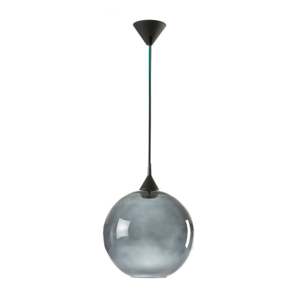 Висяща лампа от рециклирано стъкло в сив цвят, ø 33 cm - Really Nice Things