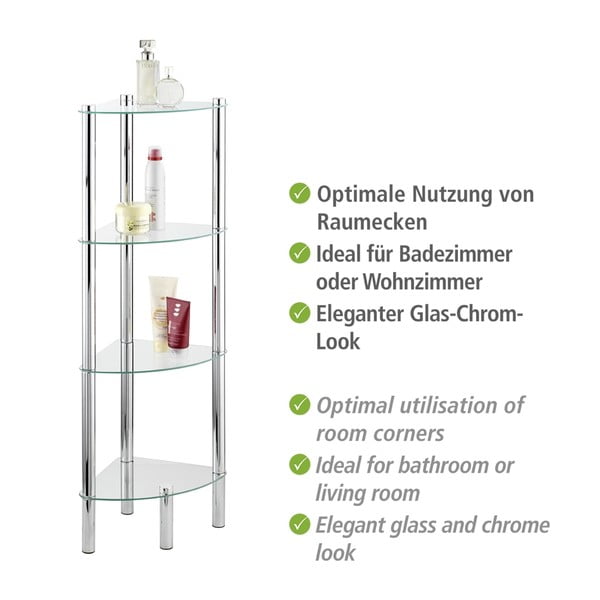 Ъглов рафт с 4 отделения Ъглов Yago - Wenko-image-3