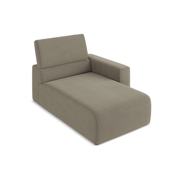 Светлокафяв модул за диван (десен ъгъл) Kalea – Makamii-image-1