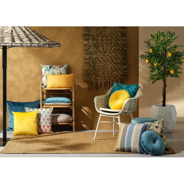 Синя външна възглавница , ø 40 cm Jolie - Hartman-image-3