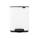 Бяло стоманено кошче за боклук с педал 4 l Bo – Brabantia