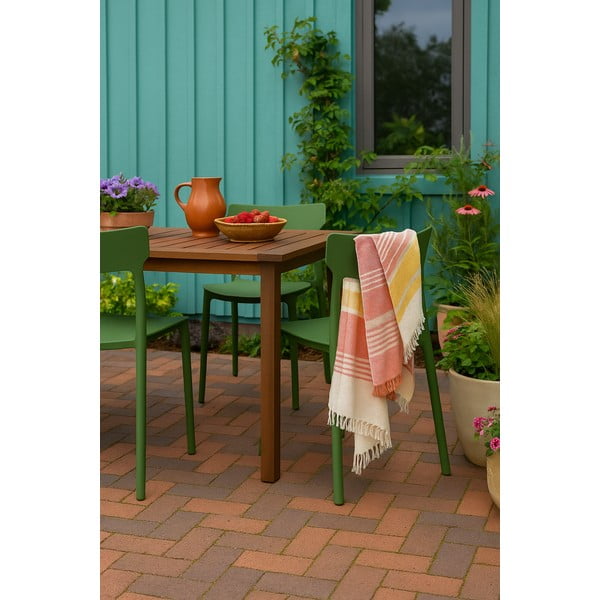 Зелен пластмасов градински стол Biá – Bonami Essentials-image-1