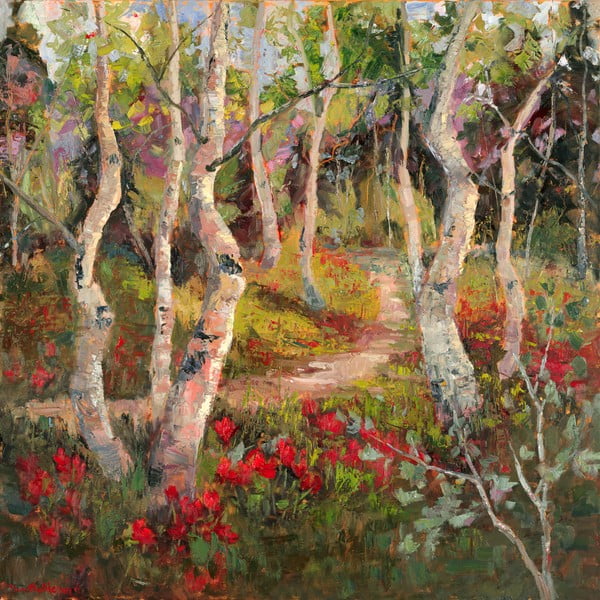 Obraz Four Seasons, 55x55 cm