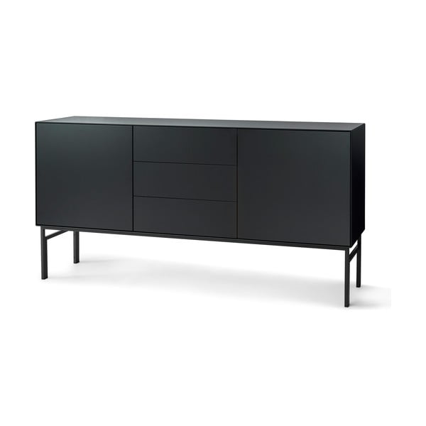 Черен нисък скрин 180x89 cm Edge by Hammel - Hammel Furniture