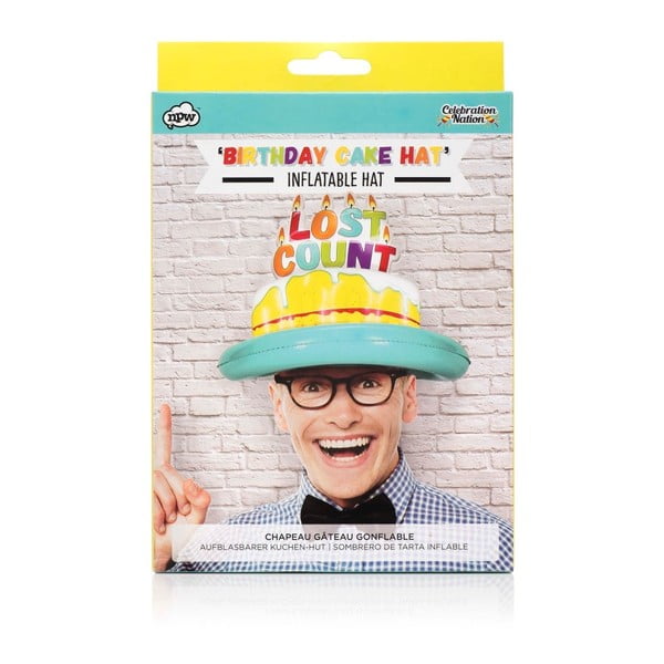 Nafukovací party čepice NPW Birthday Hat Adult