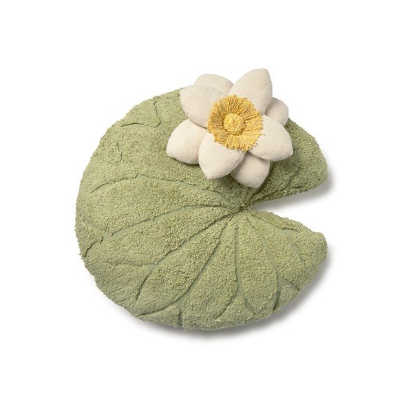 Памучна детска възглавница 60x60 cm Water Lily – Lorena Canals