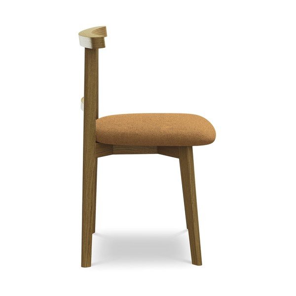 Теракотен трапезен стол от масивна дървесина Ohelo – Makamii-image-2