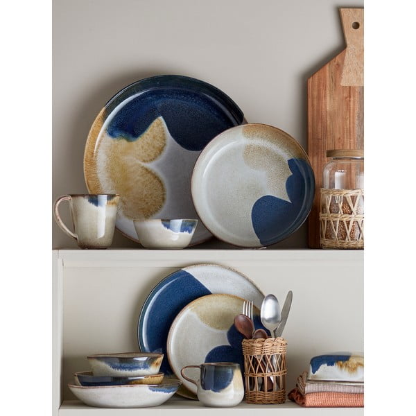 Глинен комплект за хранене 12 бр. Jules – Bloomingville-image-1