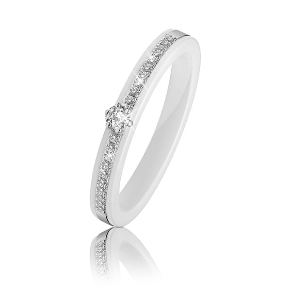 Prsten s krystaly Swarovski® GemSeller Simone, velikost 54 