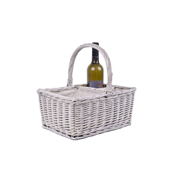 Proutěný piknikový košík s boxy na víno Ego Dekor Picnic