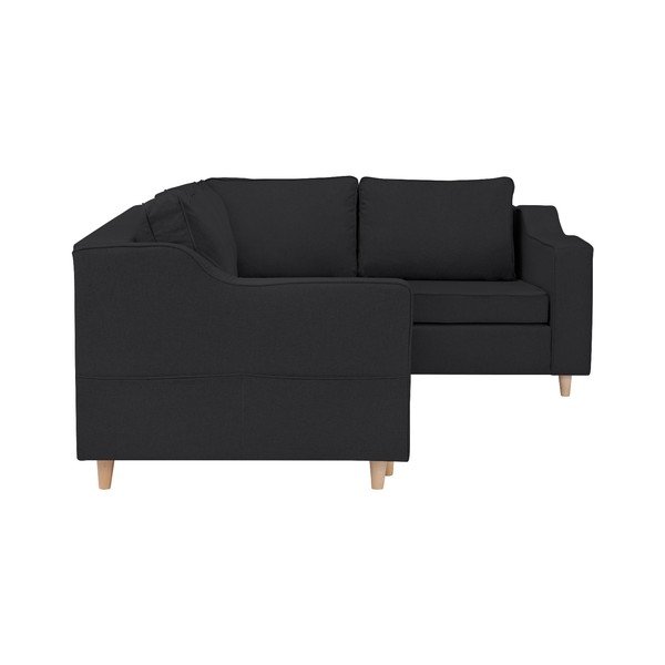 Тъмно сив четириместен разтегателен диван Jonquille, десен ъгъл - Mazzini Sofas-image-4
