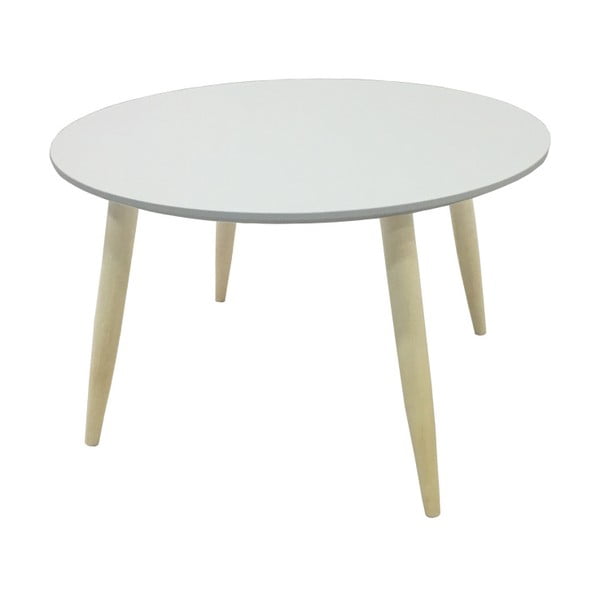 Bílý odkládací stolek 13Casa Pastel, Ø 58 cm