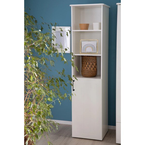 Бяла детска етажерка 49x190 cm Sylt - Roba-image-1