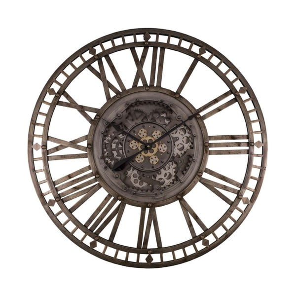 Индустриален стенен часовник, ø 90 cm - Antic Line