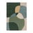 Зелен ръчно изработен вълнен килим 200x290 cm Glow Green & Blue – Flair Rugs