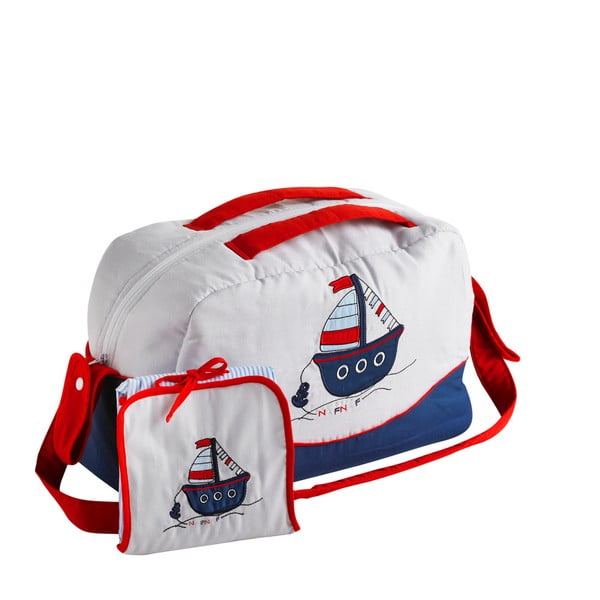 Комплект чанта за рамо и подложка за преповиване Little Boat - Naf Naf