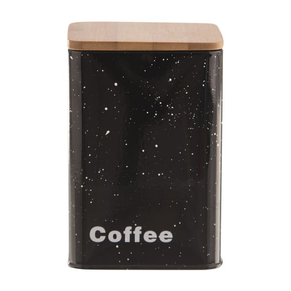 Калаена кутия за кафе с дървен капак Mramor - Orion