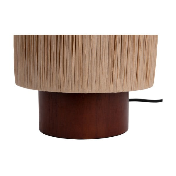 Настолна лампа в естествен цвят с хартиен абажур (височина 28,5 cm) Sheer - Leitmotiv-image-2