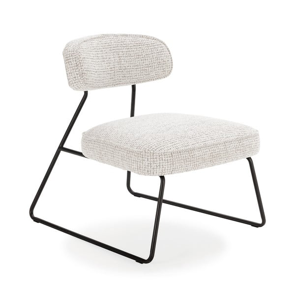 Бяло-бежово кресло Elon – Marckeric