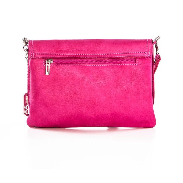 Kožené psaníčko Souvage Fuchsia-image-1