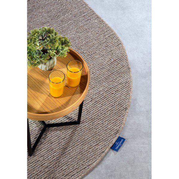 Светлокафяв ръчно изработен вълнен килим 160x230 cm Francois – Villeroy&Boch-image-2