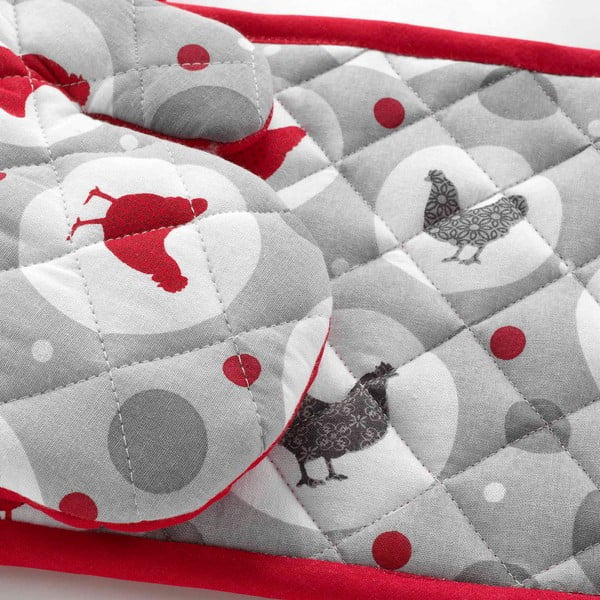 Памучни ръкавици за фурна в комплект от 2 бр. Suzette – douceur d'intérieur-image-1