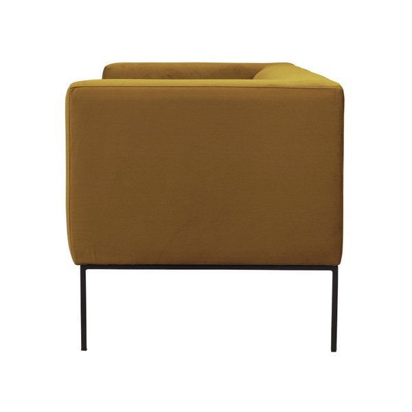 Диван от жълто кадифе Neptune, 145 cm - Windsor & Co Sofas-image-3