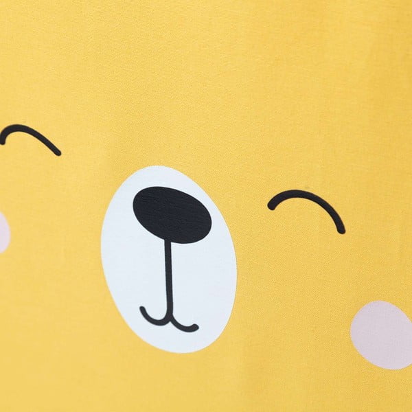 Жълт бебешки пуф Rainbow Bear - Yellow Tipi-image-1