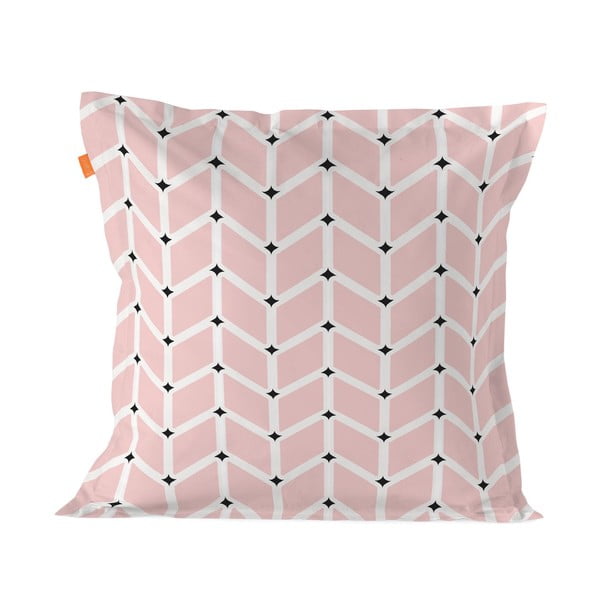 Розова памучна калъфка за възглавница Blush, 60 x 60 cm - Blanc