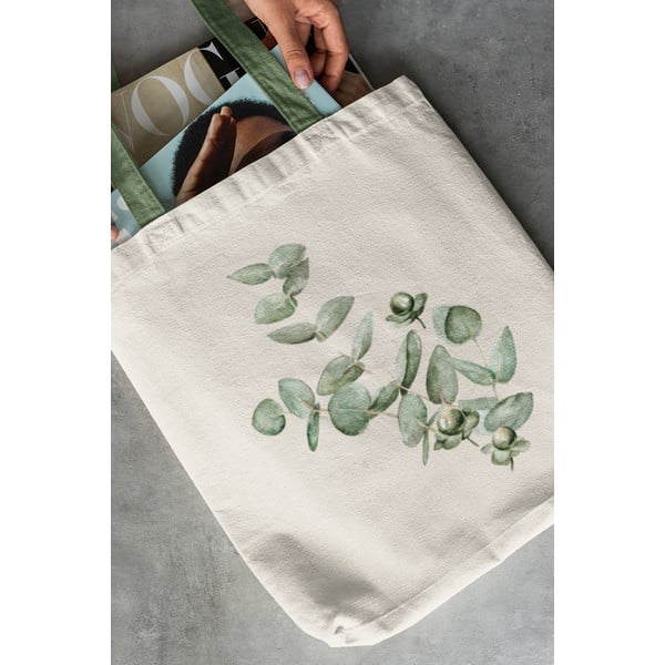 Бежова текстилна чанта - Kate Louise-image-1