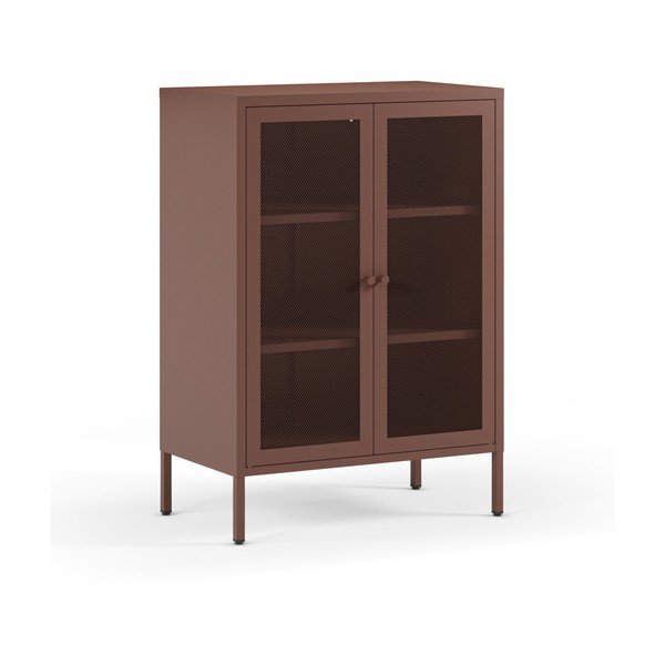 Бордо метално шкафче 70x100x40 cm Fayna – Marckeric-image-1