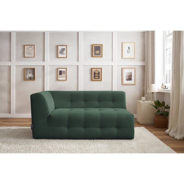 Тъмнозелен модул за диван (ляв ъгъл) Kleber - Bobochic Paris-image-1