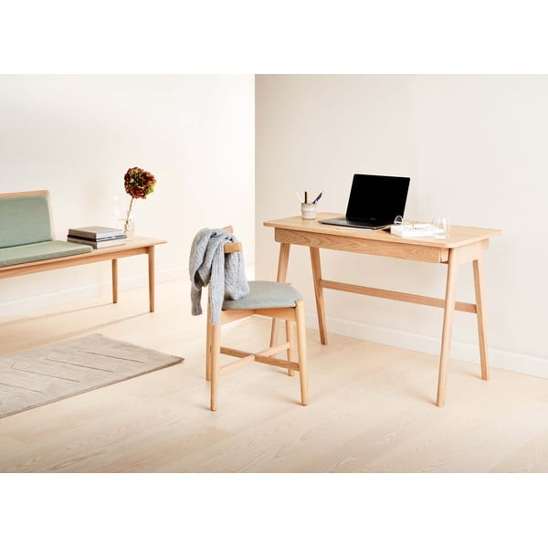 Работна маса с дъбов плот 110x55,5 cm Home - Hammel Furniture-image-3